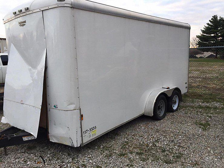 damaged cargo trailer